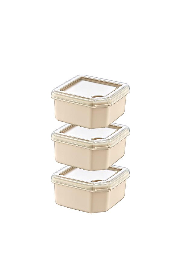 Smartware-Q-Box Storage Container Set of 3 (3 X 350 ml) 1