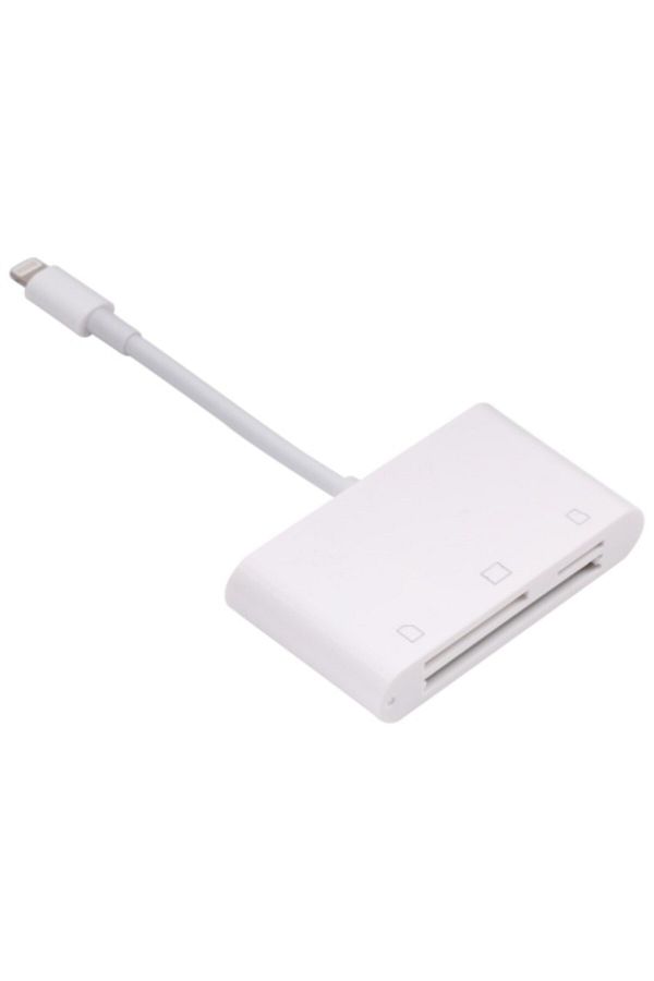 Techmaster-iPhone iPad Ipod Sd Tf Cf Card Reader Adapter Converter Nk1011 1