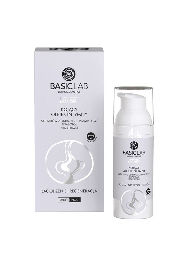 BASICLAB-- Soothing intimate oil with 5% milk thistle esters, bisabolol and phytosterols 50 ml 1