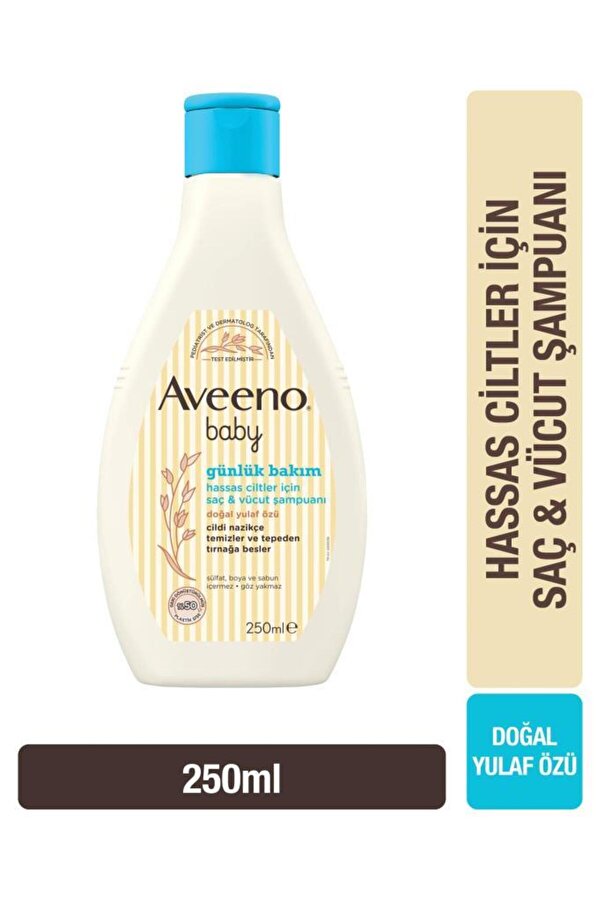 AVEENO Günlük Bakım Saç ve Vücut Şampuanı 250 ml