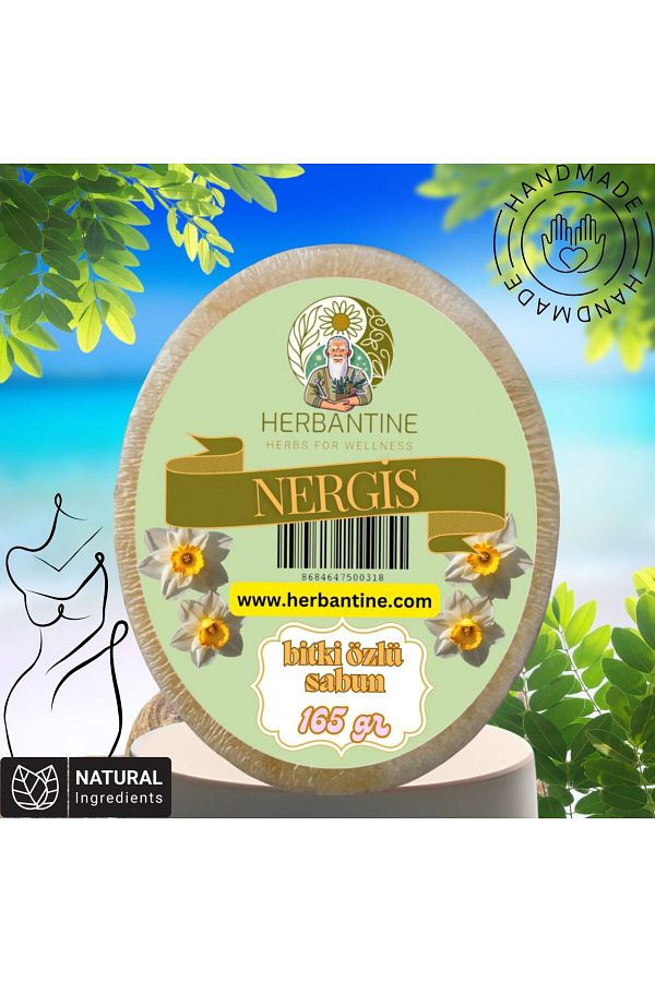 herbantine-صابون بخلاصة النرجس مع إسفنجة ذاتية 1