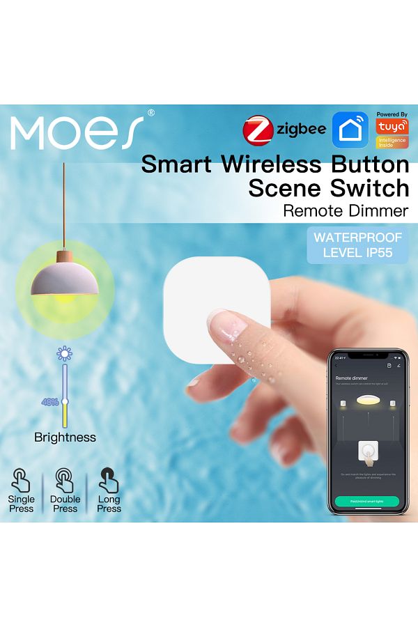 MOES-Tuya ZigBee مفتاح ذكي مفتاح تحكم لاسلكي عن بعد مفتاح تحكم متعدد المشهد الربط ذكي Swi... 1