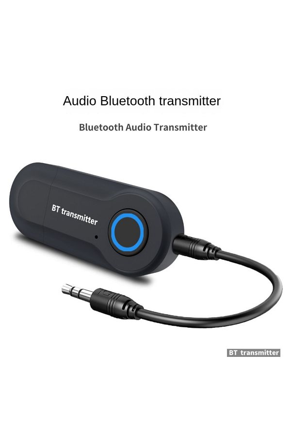 Choice-Black Usb Bluetooth Transmitter Audio Adapter Tv Computer Bluetooth Audio Transmitter 3.5mm Audio Ad 1