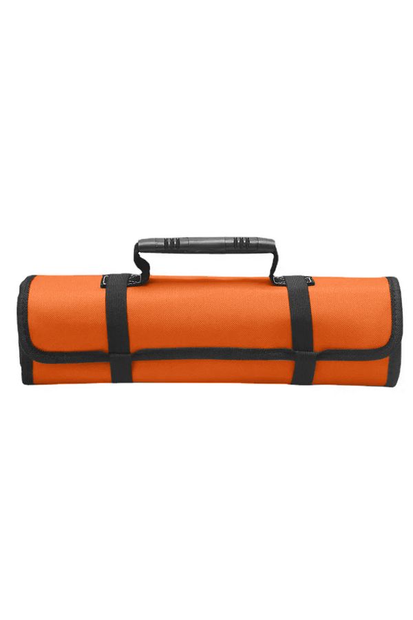 Choice-Orange Large Wrench Roll Up Tool Roll Pouch Bag With 22 Pockets, Waterproof Canvas Wrench Roll Organ 1