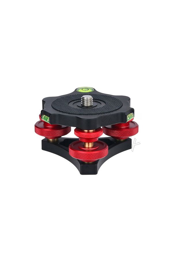 Choice-White Tripod Speedy Leveling Base Leveler Adjusting Base Panning Level Plate With Bubble Level For C 1