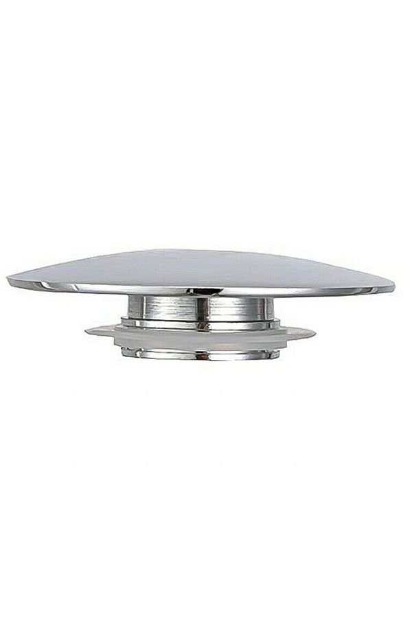 Choice-Basin Waste Sink Plug, Silver Chrome, 66mm PopUp Cap, Click Clack Push Button, Replacement Part F... 1