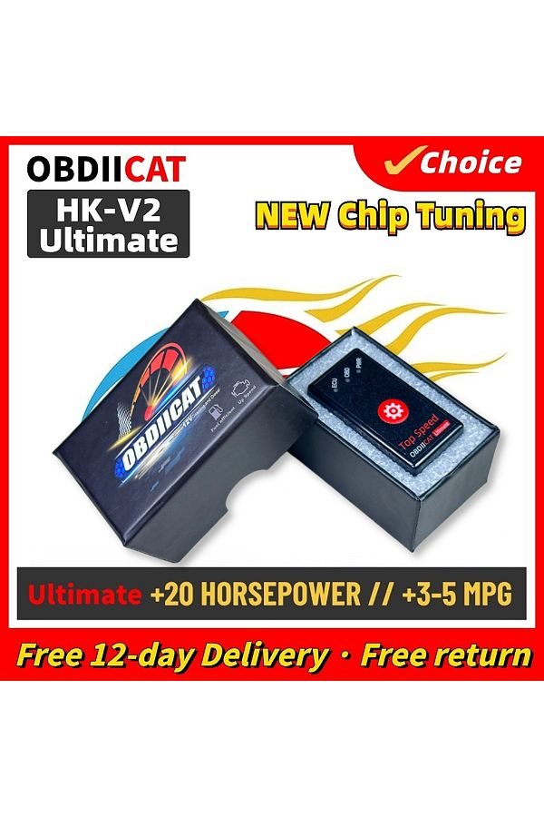 OBDIICAT-HK01 HK-V2 Super OBD2 ECU Chip Reading Tuning Box More Power & Torque Nitro OBD Plug Dri... 1