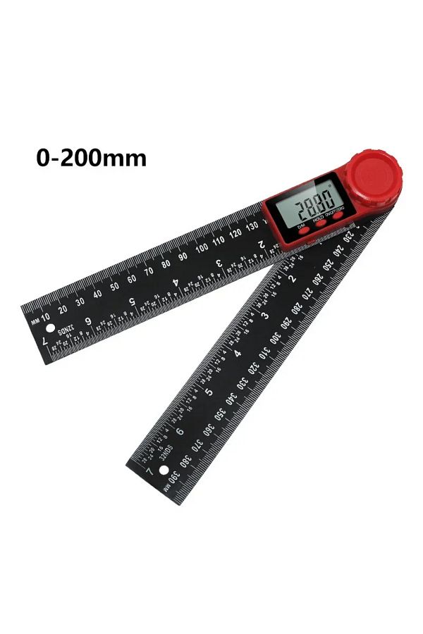 DUTRIEUX-200mm Protractors Digital Display Angle Level Ruler Goniometer Angle Finder Inclinometer75 90 Degree 1