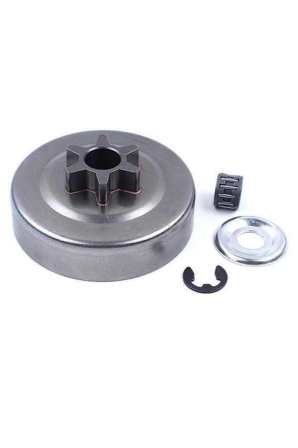 Choice-3/8 6T Clutch Drum Sprocket Washer E-Clip Kit for STIHL Chainsaw MS170 MS180 MS210 MS230 MS250 01... 1