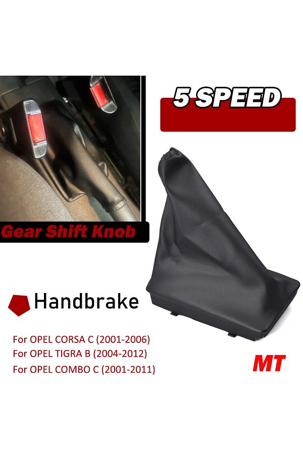 Choice-For OPEL CORSA C (01-06) TIGRA B (04-12) COMBO C (01-11) Car Gear Shift Knob Lever Gaiter Boot Ca... 1