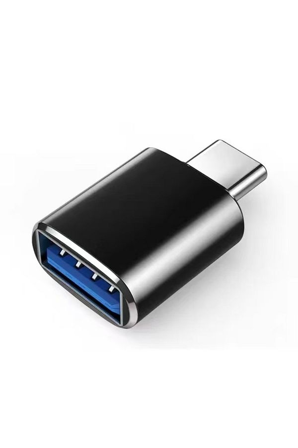 Choice-Black Type-c Type-c Para Usb 3.0 Otg Adapter Usb To Type-c Interface Iphone 15 Samsung S21 Xiaomi Hu 1