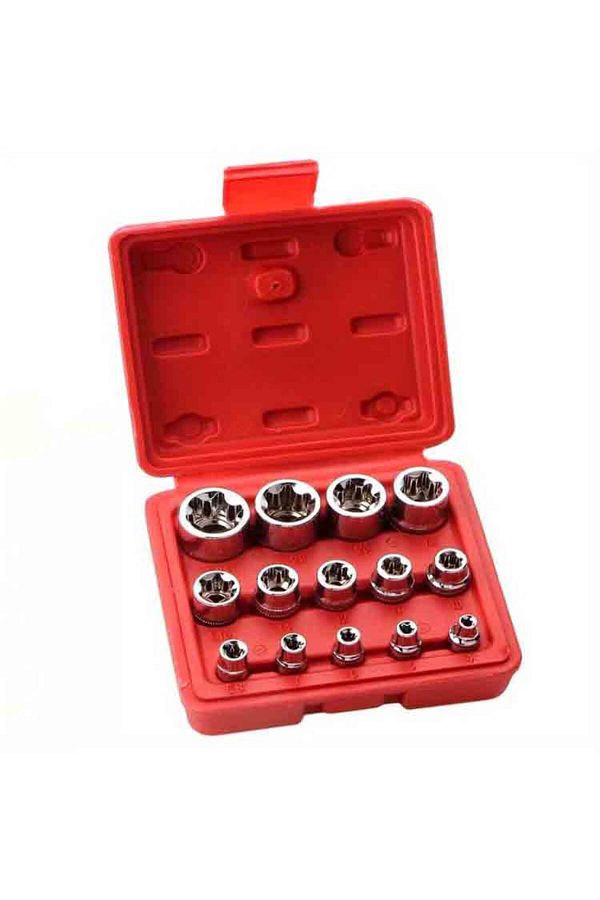 Choice-14pcs/set E-TORX Socket Set - Premium Female Torx Socket Set, Torque1Socket Set, External Torx So... 1