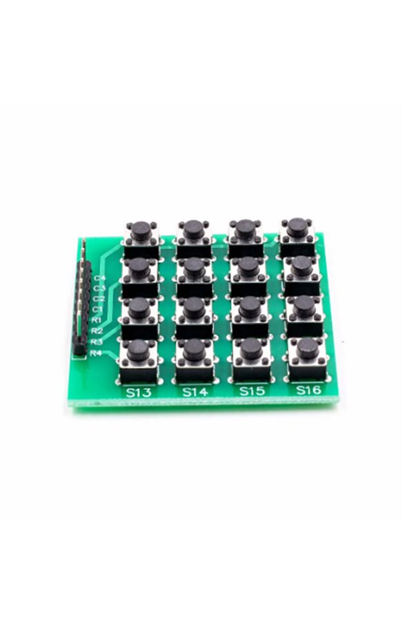 Choice-8pin 4x4 4*4 Matrix 16 Keys Button Keypad Keyboard Breadboard Module Mcu For Arduino Diy Kit 1