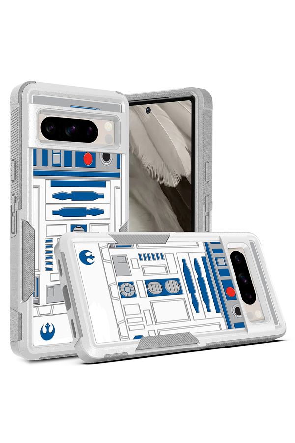 Choice-For Pixel 9 Pro Xl R2d2 Robot Case For Google Pixel 7 8 9 Pro Xl A R2d2 Robot Hard Pc And Inner Sili 1