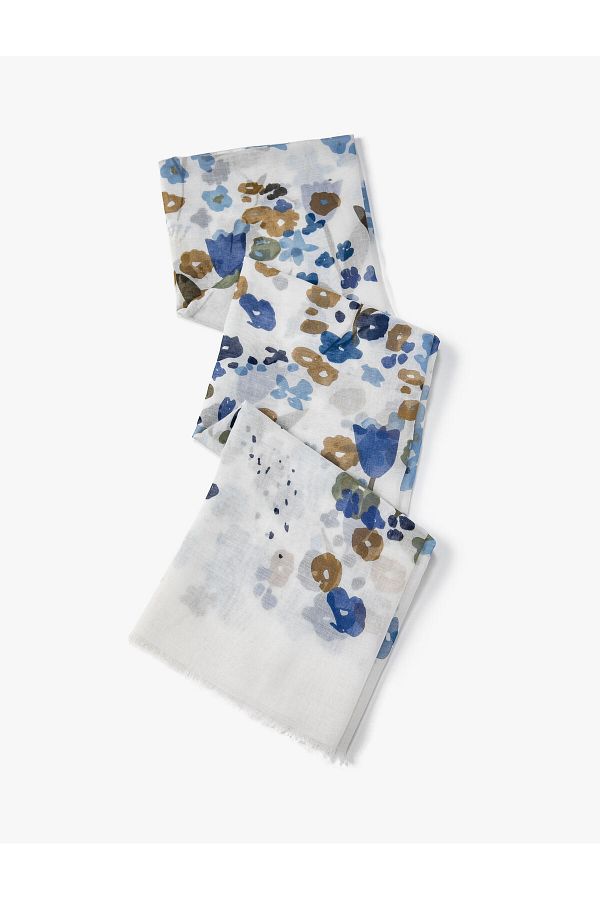 Koton-Schal mit Blumenmuster, 90 x 195 cm 1