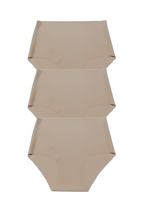 Adeniz-3-Piece Extra High Waist Laser Cut Seamless Non-Marking Panties (Extra Flexible and Soft) 1