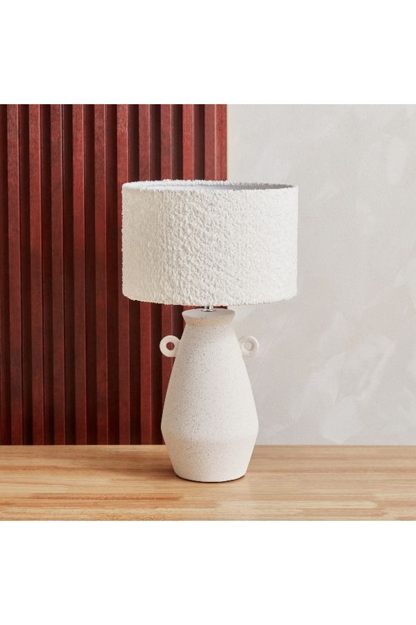 Home Box-Novalie Table Lamp with Berber Fleece Shade - 47.5 cm 1