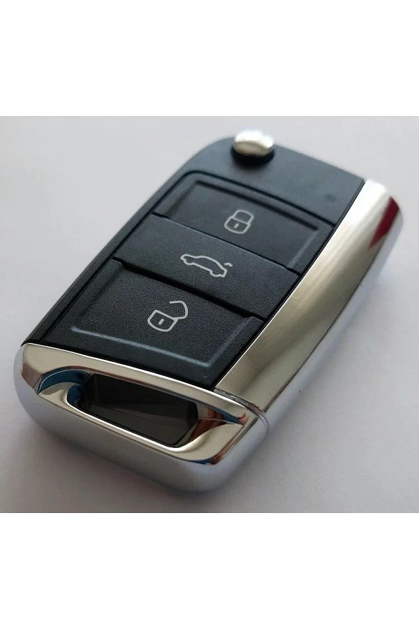 bigkey-Skoda Octavia Superb 2015+ Remote Key Case with 3 Buttons Logo 1