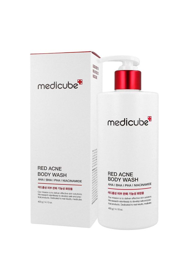 Medicube-RED ACNE BODY WASH 2,0 400 g - tělový mycí gel pro problematickou pleť 1