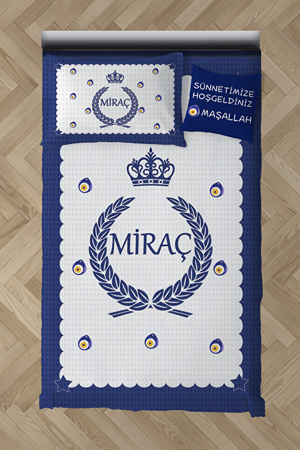 MASAL ODAM İsimli Yazdırılabilir Sünnet Pike Takımı MOSPT-4035