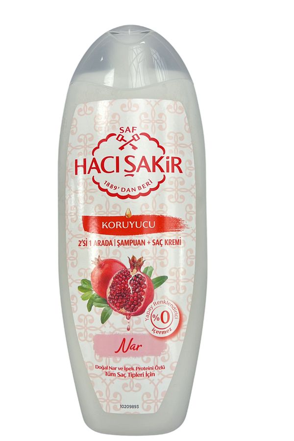Hacı Şakir-شامبو واقي 2 في 1 بالرمان 500 مل 1