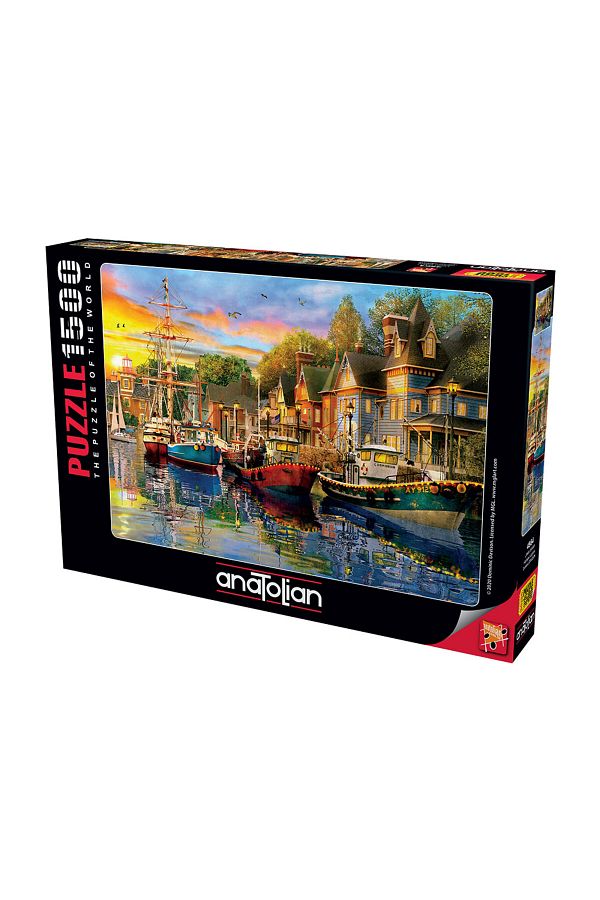 Anatolian Puzzle-1500 Pieces Port Lights 4564 1