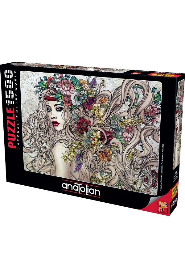 Anatolian Puzzle-Anatolian 1500 Pieces Power of Flowers 4549 1