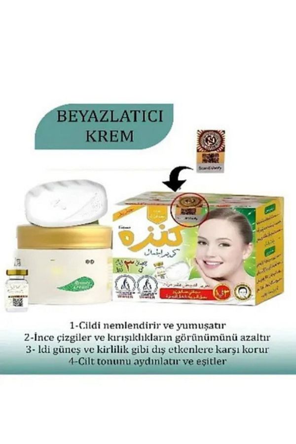 ORGİNALTECH-Kanza Whitening Cream Soap and Serum Set 2 Boxes 1