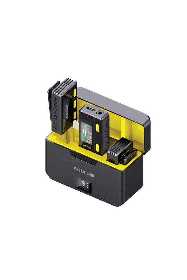 Green Lion-Wireless Microphone - With Remote Control Lightning - Black 1