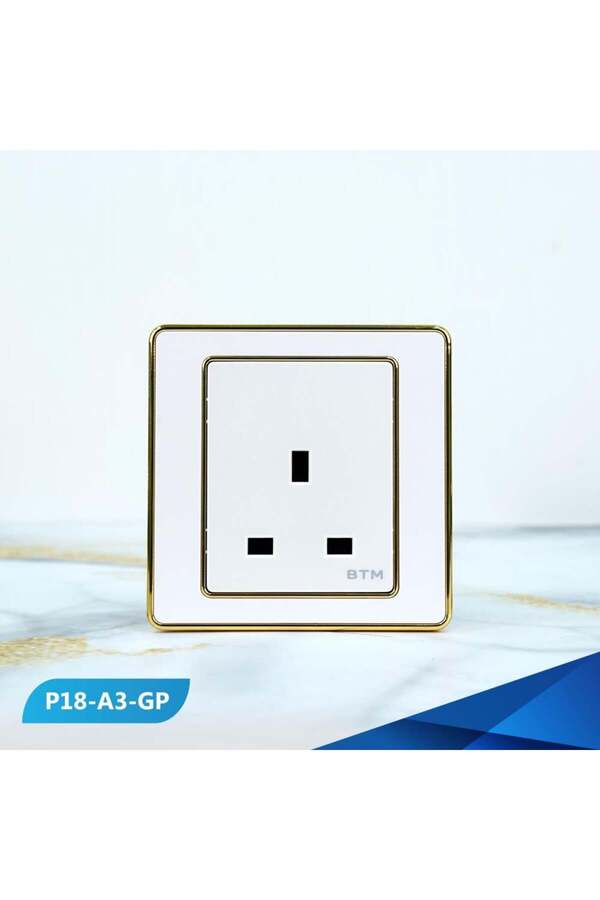 Btm-13 amp socket, pearl gold color -6 pieces 1