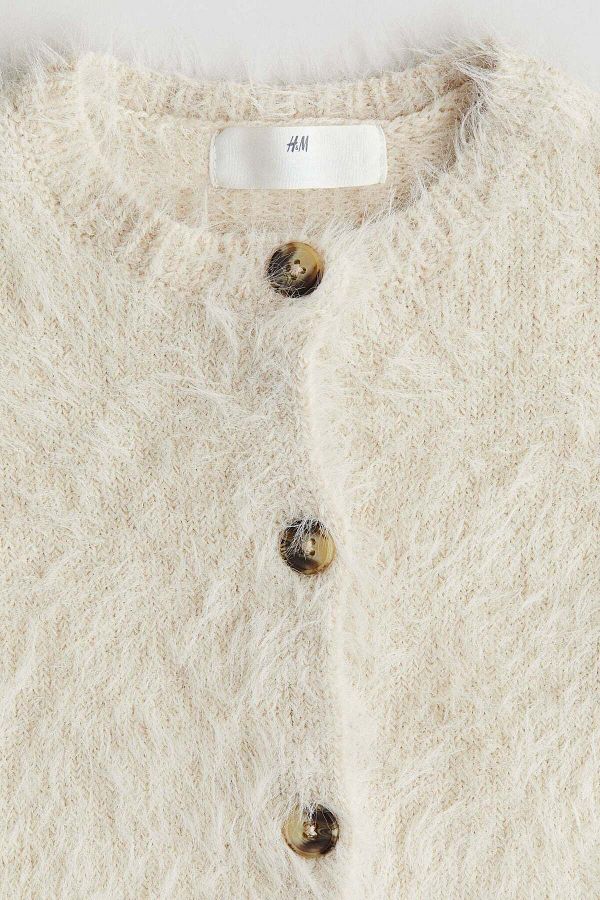 H&M-Fuzzy cardigan 1