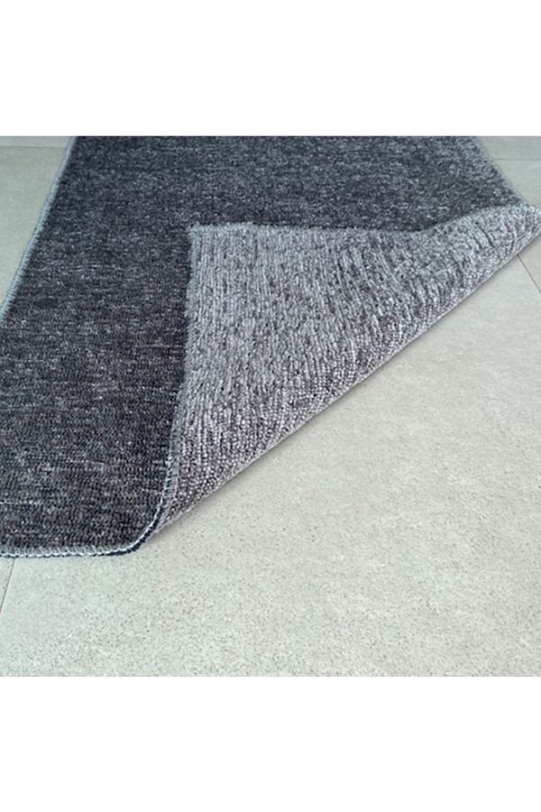 Homelux-Foldy Rug, Rectangular, 155X230 Cm, Plain, Double-Sided, Dark Grey, Polyester 1