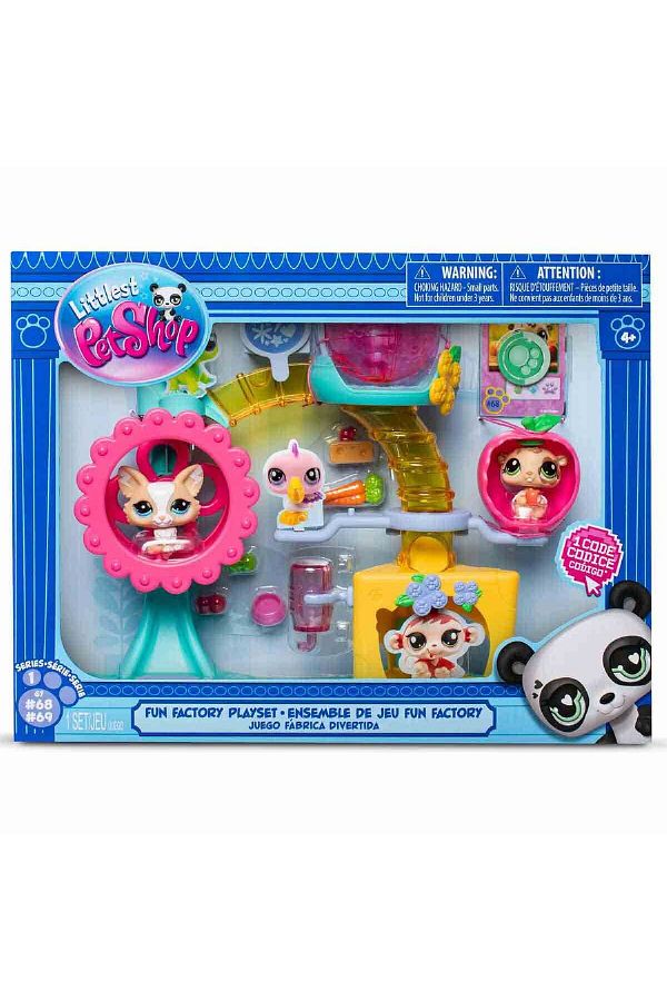 GIOCHI PREZIOSI-Nessiworld 5196 Littlest Pet Shop Minis Entertainment Factory Play Set S1 -Sunman 1