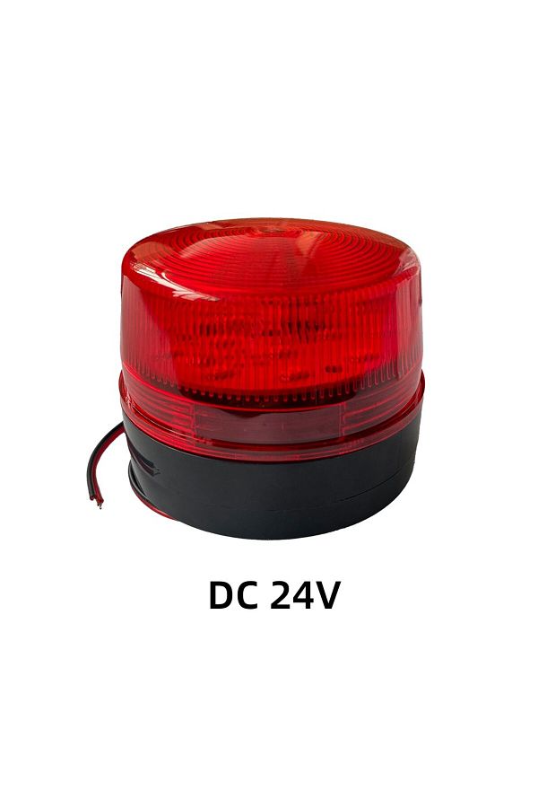 Choice-24V LED Lamp Small Flashing 12v 24v 220v Red Security Strobe Signal Warning Light 1