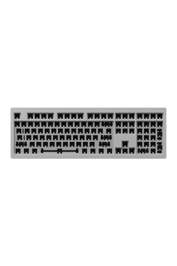 Choice-Silver Akko Monsgeek M5w Mechanical Keyboard Kit 108 Keys 100% Rgb Hot-swappable Usb Type-c/2.4g/bt5 1