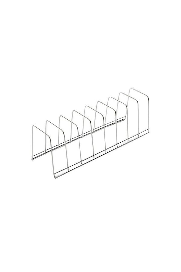 Choice-Plate Rack Practical Stainless Steel Dish Draining Rack Silver Space Saving Plates Storage Rack Mult 1