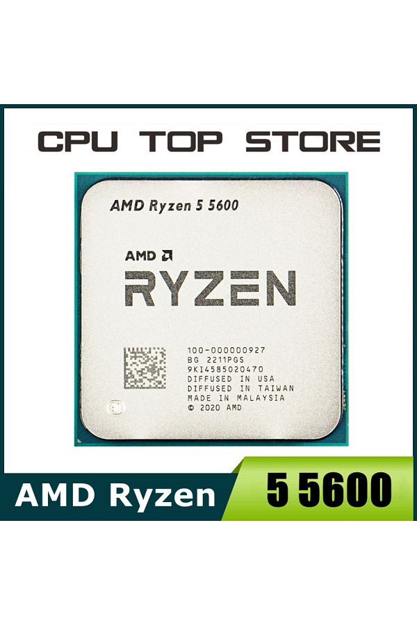 Choice-Amd Ryzen 5 R5 5600 3.5ghz 6-core 12-thread Cpu Processor 65w L3=32m 100-000000927 Lga Am4 1