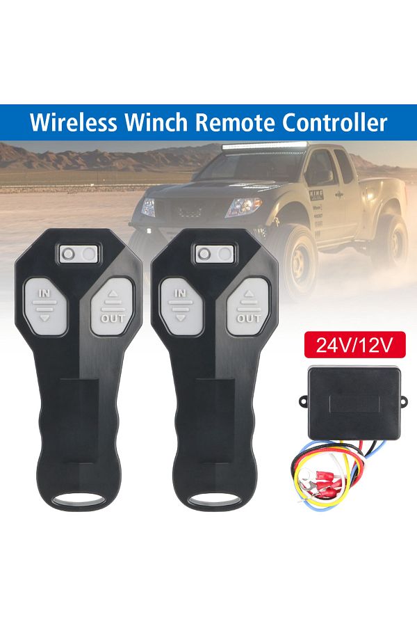 Choice-Handset Switch Controller Winch Remote Controller Winch Remote Control Set Kit 12V/24V Dual Manua... 1