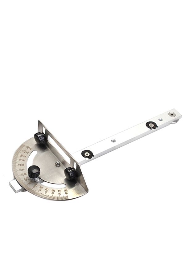 toohr-White 1pc Miter Gauge For Benches Table Saw Router Sawing Assembly Ruler Diy Carpenter Woodworking T 1
