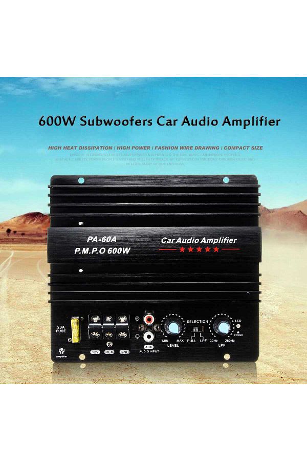 ZUIDID-Car DIY audio modification high-power DC12v power amplifier board lossless subwoofer bass module ... 1
