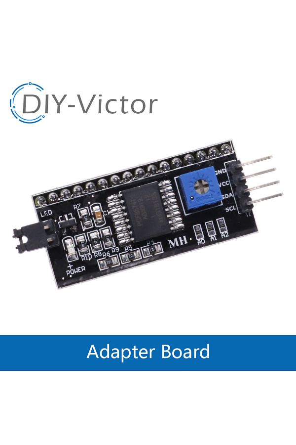 Choice-محول 1602 16x2 HD44780 لشاشة LCD ذات الأحرف Arduino / مع وحدة محول واجهة تسلسلية Iic/i2c 1