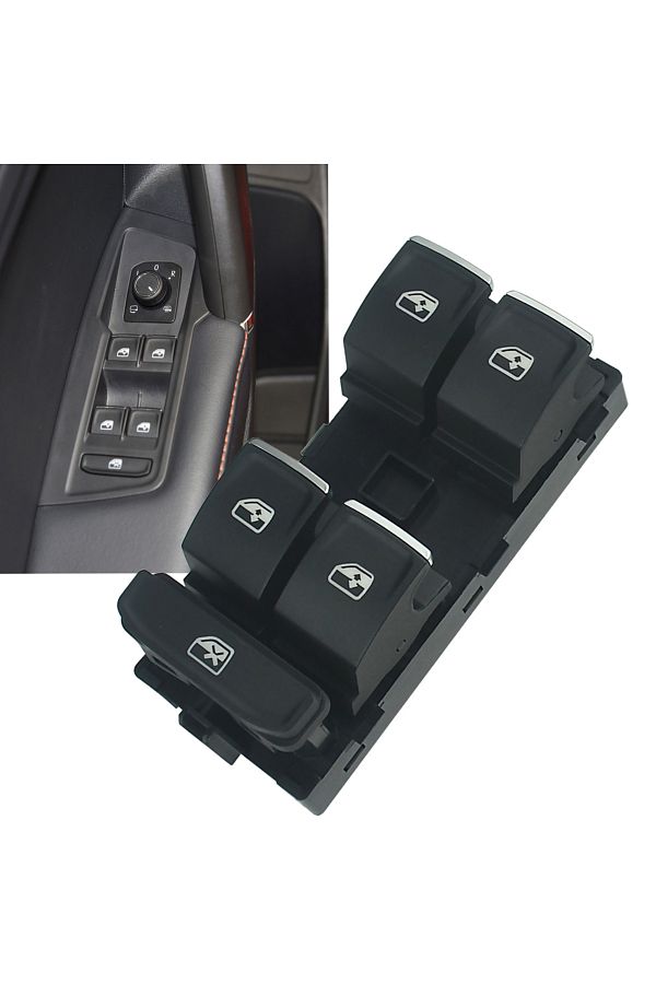 Choice-Electric Power Window Main Control Button Switch Window Master Switch for VW Golf MK7 Passat B8 S... 1