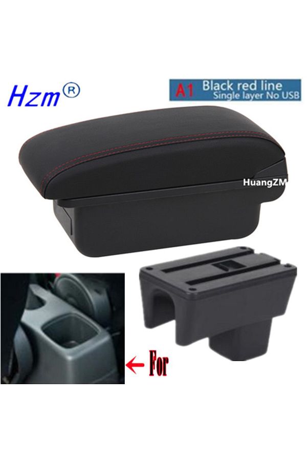 Choice-A1 Red Line No Usb For Suzuki Swift Armrest Box For Suzuki Swift Car Armrest Car Accessories Interio 1