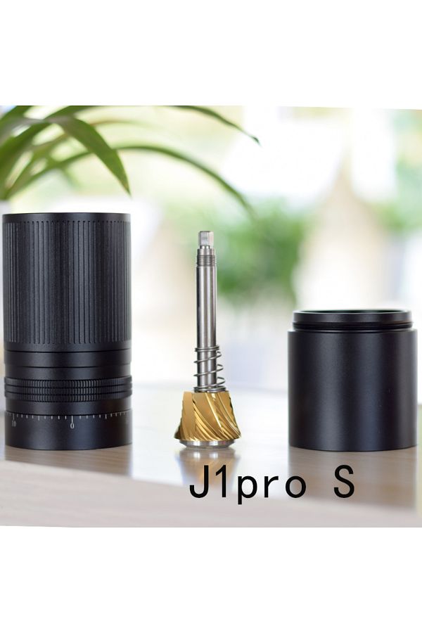jaffee-Dark Grey New J1-pro Manual Coffee Grinder With 39.8mm 7core Burr External Adjustable Design 1