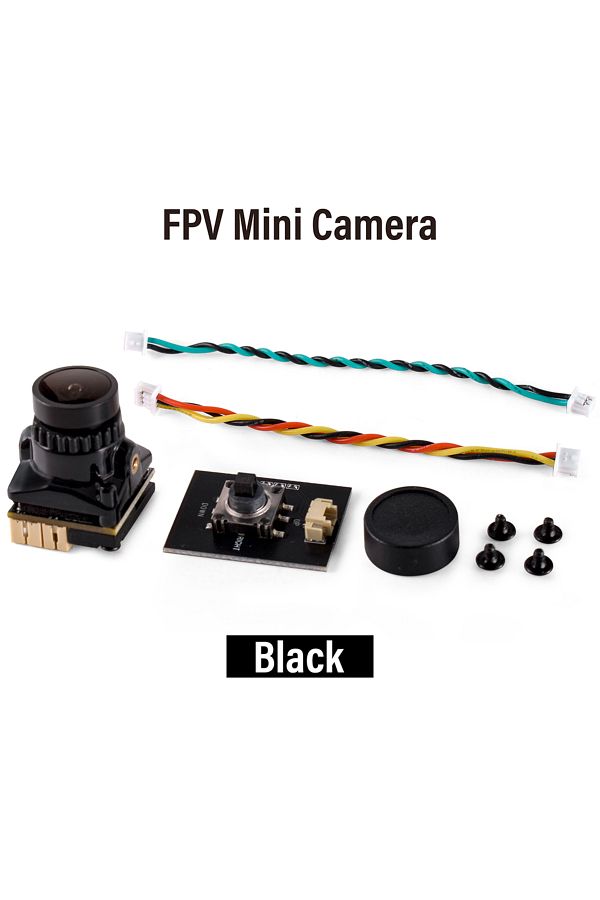 Choice-Black 9imod Fpv Camera 1800tvl 5mp 2.1mm 1/3 Coms Ir Blocked Senso 5v-40v Ntsc/pal With Osd Interna 1