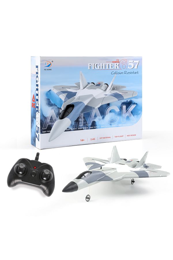 Choice-Fx657 Su 57 Airplane Rc 2.4g Remote Control Aircraft Electric Epp Foam Plane Fx657 Rc Fighter Fixed 1