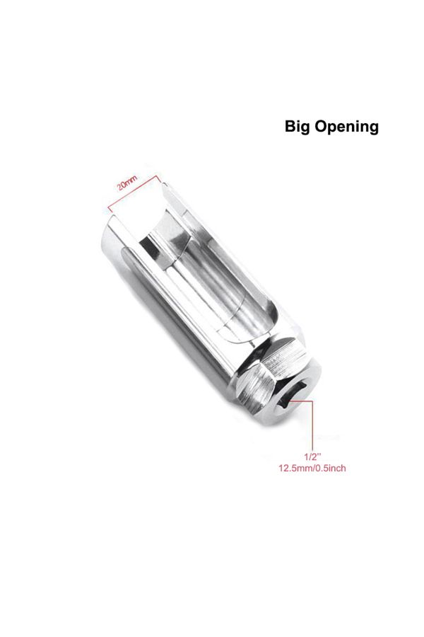 Choice-White Wide Mouth Universal 22mm 1/2'' Drive Car Oxygen Lambda Sensor Socket Wrench Removal Installa 1
