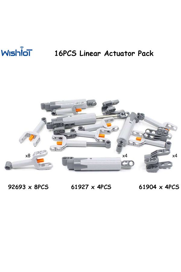 Choice-16PCS Linear Actuator Push Rod Dynamic Telescopic Rod Pack MOC Building Blocks Compatible with le... 1