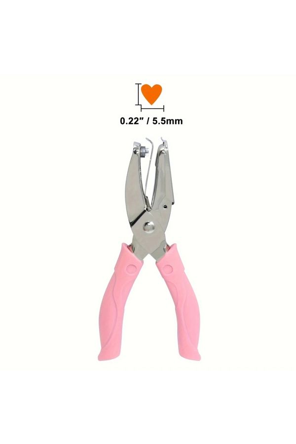 Choice-Love Hole 1pc Cute Metal Handheld Paper Punch Scrapbooking Clothes Single Hole Punches Star Heart Ci 1