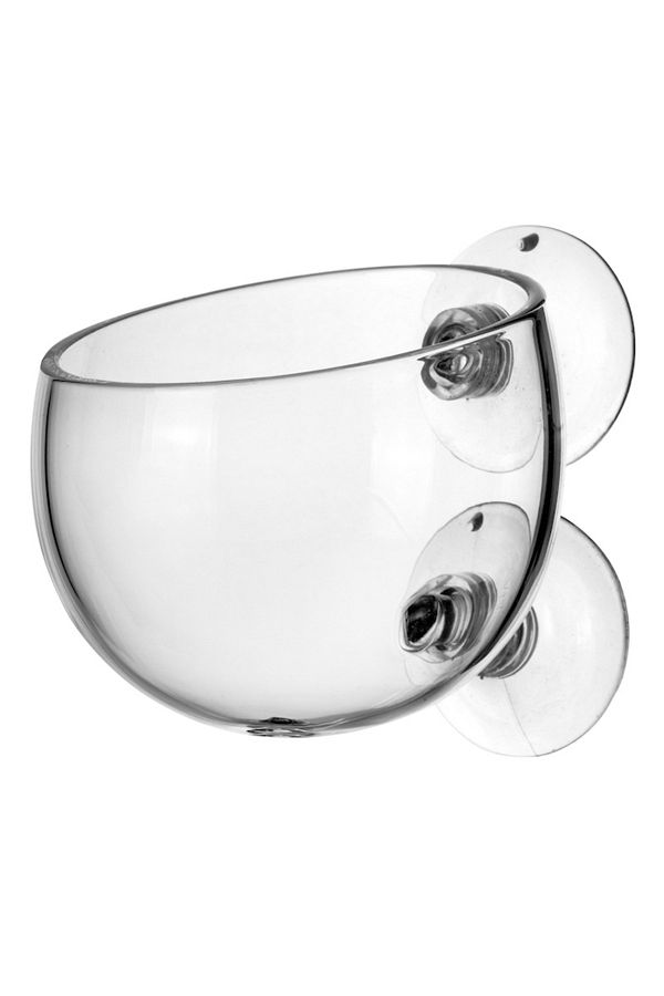 Choice-Transparent Aquarium Plant Pot Glass Cylinder Cup With Suckers For Cultivate Aquatic Plant Seeds Cor 1